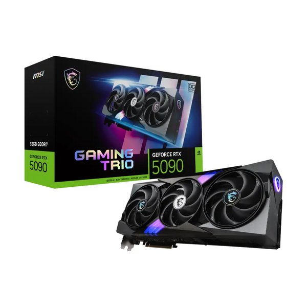 MSI GeForce RTX 5090 32GB GAMING TRIO OC GDDR7 Graphics Card - Get DOOM: The Dark Ages Premium Edition with this 50-series GPU*