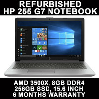 HP 15.6 Inch - Ryzen 5 3500u - 8Gb Ram - 256GB SSD, Radeon Vega GFX, Windows 11 Pro, 6 Month Warranty