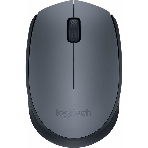 Logitech M170 Wireless Mouse, 2.4 GHz with USB Nano Receiver, Optical Tracking, 12-Months Battery Life, Ambidextrous