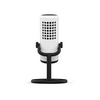 NZXT Capsule Mini USB Microphone - High Resolution – Cardioid Polar Pattern – Ideal for Streaming, Content Creation & Podcasting – Built-in Pop Filter - Adjustable Stand – White Image