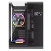 1St Player RT5 Micro ATX Black Case with 3 x RGB Fans Image