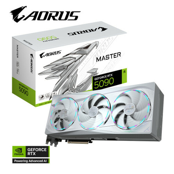 Gigabyte RTX 5090 32GB AORUS MASTER ICE OC GDDR7 Graphics Card