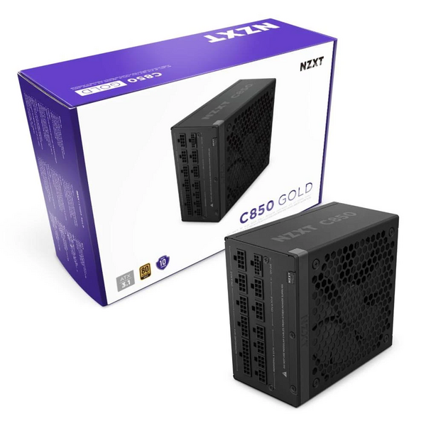 NZXT C850 850W Fully Modular - 80 Plus Gold ATX 3.1 Black PSU