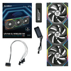 Lian Li UNI SL WIRELESS RGB 120mm Fan Triple Pack - Black Image