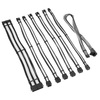 Kolink Core Pro Braided Cable Extension Kit 12VHWPR Type 1 - Jet Black/Brilliant White Image