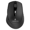 VolkanoX VolcanoX Volkano Chrome Series Wireless Ergonomic Mouse - Black Image