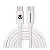Volkano 45W GaN PD & QC Dual USB Port Wall Charger With Cable - White Image