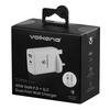 Volkano 45W GaN PD & QC Dual USB Port Wall Charger With Cable - White Image