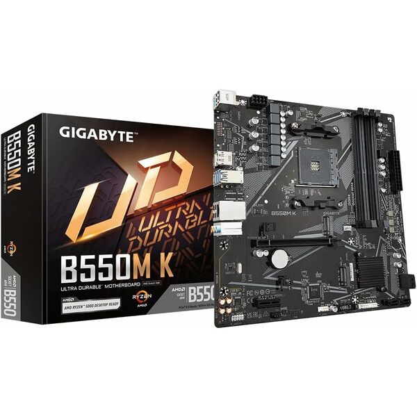 Gigabyte AMD B550M K Micro ATX AM4 Motherboard