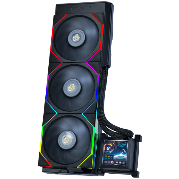Lian Li HydroShift LCD 360TL AIO CPU Cooler 360mm - Black