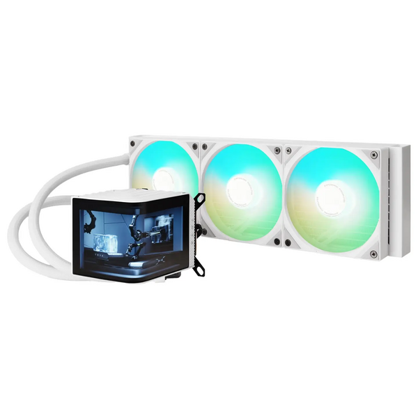 TRYX PANORAMA 360mm AIO Liquid Cooler ARGB White BLACK FRIDAY SPECIAL OFFER