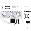 TRYX PANORAMA 360mm AIO Liquid Cooler ARGB White Image