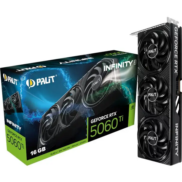 Palit GeForce RTX 5060 Ti Infinity 3 16GB GDDR7 PCI-Express Graphics Card
