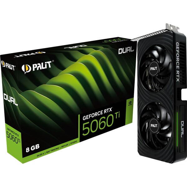 Palit GeForce RTX 5060 Ti Dual 8GB GDDR7 Graphics Card