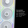Lian Li HydroShift LCD 360TL AIO CPU Cooler 360mm - White Image