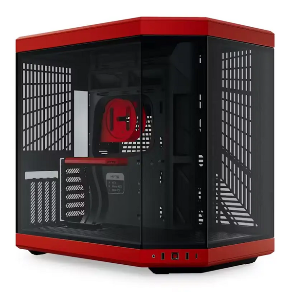 HYTE Y70 Dual Chamber Mid-Tower ATX Case - RED