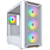 Montech XR WOOD White Mid Tower PC Case with 4x ARGB Fans Image