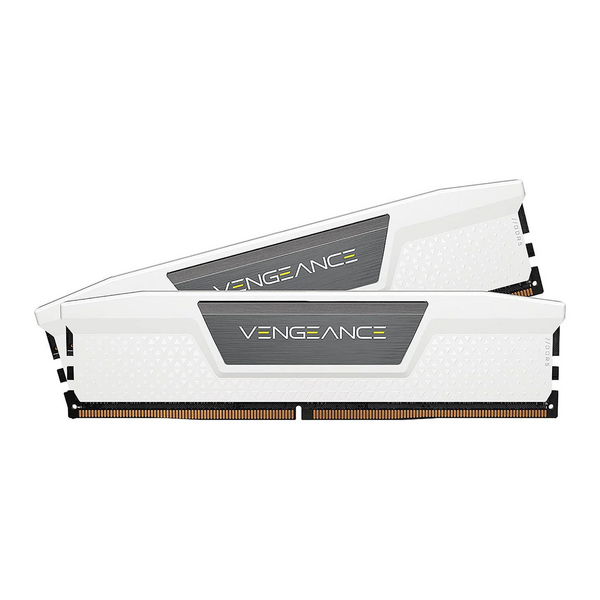 Corsair Vengeance 64GB Kit (2 x 32GB), DDR5, 5600MHz (PC5-44800), CL40, 1.25V, PMIC, AMD EXPO & Intel XMP 3.0, White, DIMM Memory