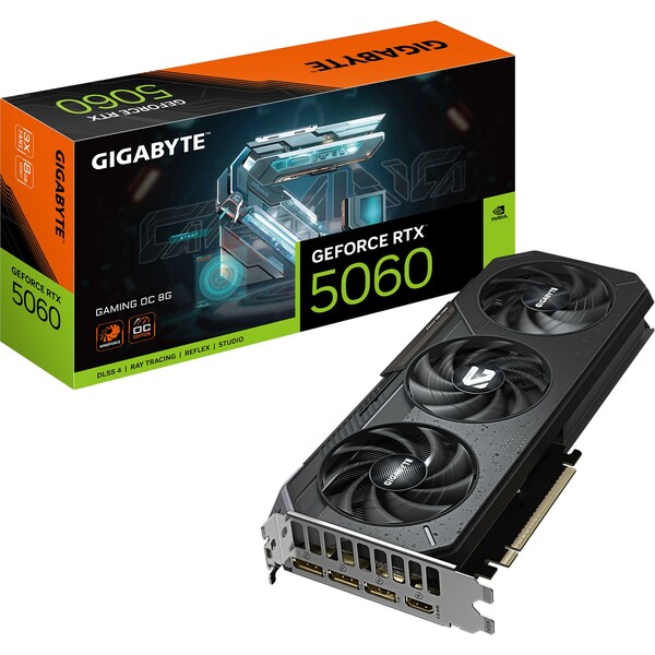 Gigabyte GeForce RTX 5060 GAMING OC 8GB PCI-Express Graphics Card