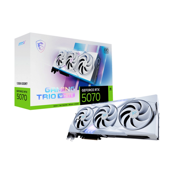 MSI RTX 5070 12G GAMING TRIO OC WHITE Blackwell Graphics Card