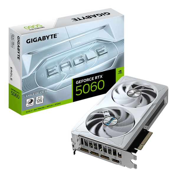 Gigabyte GeForce RTX 5060 EAGLE OC ICE 8G Graphics Card - 8GB GDDR7 Graphics Card