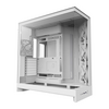 NZXT H9 Flow (2025) Tempered Glass Dual Chamber Mid Tower with 3 F140Q Fans White Image