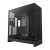 NZXT H9 Flow (2025) Tempered Glass Dual Chamber Mid Tower with 3 F140Q Black Fans Image