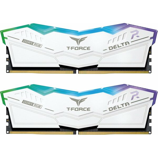 Team Group Team T-Force Delta RGB 32GB White Kit, DDR5, 6000MHz, CL30, AMD EXPO & XMP 3.0