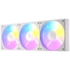 ANTEC Connect 120 ARGB 3-Pack White 120mm PWM triple Fans with Daisy Chain Design and Vibration-Absorbing Pads Image