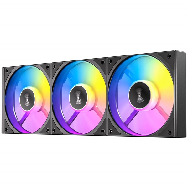 ANTEC Connect 120 ARGB 3-Pack 120mm PWM triple Fans with Daisy Chain Design and Vibration-Absorbing Pads