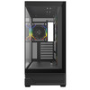 CIT Destiny Black ATX Gaming Case With Two-Sided Tempered Glass and 4 x 120mm Infinity PWM ARGB Fans With 6-Port Hub Included Image
