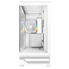 CIT Destiny White ATX Gaming Case With Two-Sided Tempered Glass and 4 x 120mm Infinity PWM ARGB Fans With 6-Port Hub Included Image
