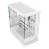CIT Destiny White ATX Gaming Case With Two-Sided Tempered Glass and 4 x 120mm Infinity PWM ARGB Fans With 6-Port Hub Included Image