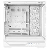 CIT Destiny White ATX Gaming Case With Two-Sided Tempered Glass and 4 x 120mm Infinity PWM ARGB Fans With 6-Port Hub Included Image