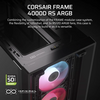 Corsair FRAME 4000D Black Tempered Glass Modular Mid Tower ATX PC Case Image