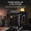 Corsair FRAME 4000D Black Tempered Glass Modular Mid Tower ATX PC Case Image
