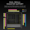 Corsair FRAME 4000D Black Tempered Glass Modular Mid Tower ATX PC Case Image