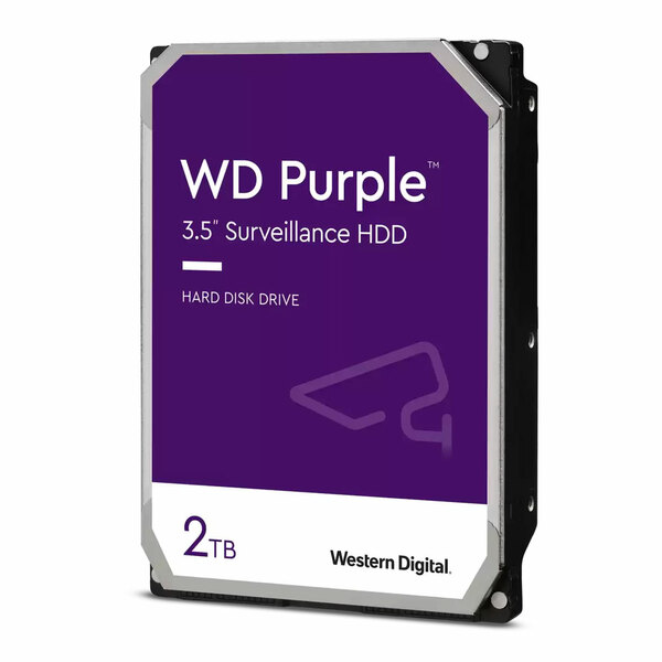 Western Digital 2TB WD Purple Surveillance Storage 3.5 inch SATA Hard Drive