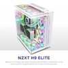 NZXT  NZXT H9 Elite White Mid Tower Tempered Glass PC Gaming Case - White - Black Friday Special Offer Image