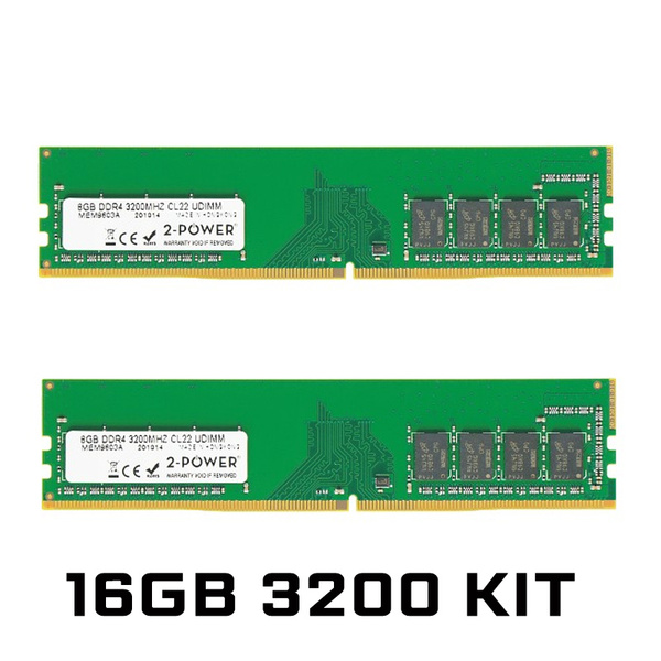 2 Power MEM9603A 16GB (2x8GB) DDR4 3200 Mhz Memory (16GB KIT)