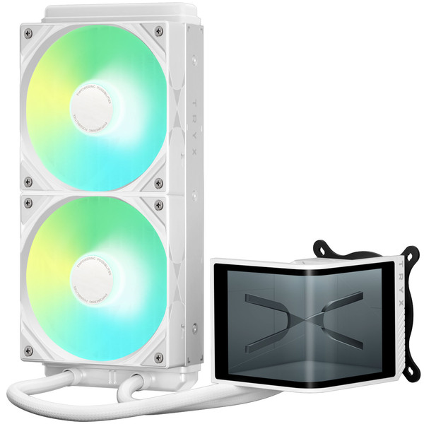 TRYX PANORAMA SE 240mm AIO Liquid Cooler ARGB White