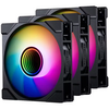 Phanteks M25 Gen2 140mm Reversed Airflow DRGB PWM Triple Fan Pack - Black Image