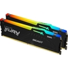 Kingston 128Gb DDR5 5600Mhz - Fury Beast RGB Memory Module Kit  - 2X 64Gb  - BLACK Image