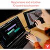 Verbatim PMT-14 Portable Monitor with Touchscreen, 14`` 1080P Full HD @ 60Hz, HDMI/Type-C/USB-C for Laptop/PC/Mac/PS3/4/5/Xbox/Phone - Works with Windows, Mac OS & Android Image