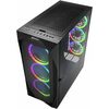 Sharkoon REV300 Black RGB Tempered REVERSE * Glass ATX Gaming PC Case Image