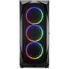 Sharkoon REV300 Black RGB Tempered REVERSE * Glass ATX Gaming PC Case Image