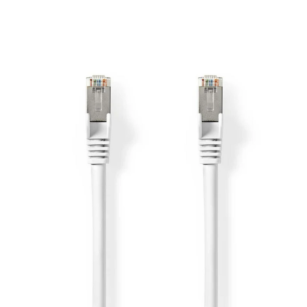 NEDIS Cat 8.1 Network Cable S/FTP RJ45 Male RJ45 Male 20.0 m Round LSZH White