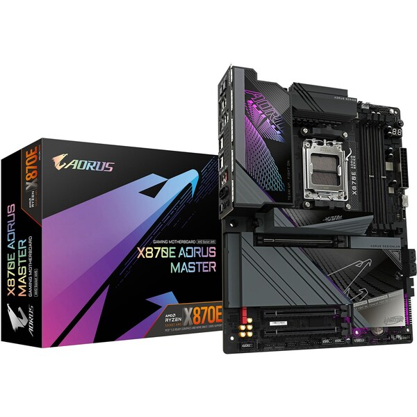 Gigabyte X870E AORUS MASTER WI-FI 7  AM5 DDR5 PCIe 5.0 ATX Motherboard