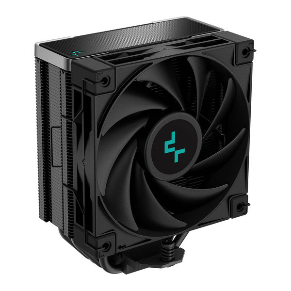 Deepcool AK400 Zero Dark Fan CPU Cooler, Universal Socket, High Performance 120mm Silent Hydro Bearing PWM Black Fan, 1850RPM