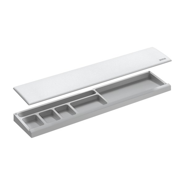 MARVO Scorpion Crest 60 Universal White Padded Keyboard Wrist Rest Pad